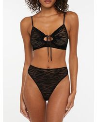 Savage X - All Over Me Lace High-waist Thong - Lyst