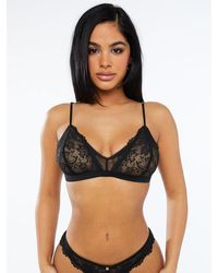 Savage X - Floral Lace & Mesh Bralette - Lyst