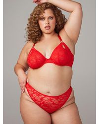 Savage X - Link Up Lace Unlined Plunge Bra - Lyst