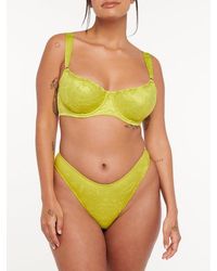 Savage X - Heavenly Satin Brazilian Knickers - Lyst