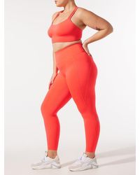 Savage X - Sky-hi Logo Patch Super High-waist Pocket Leggings - Lyst
