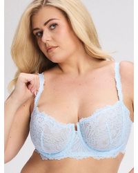 Savage X - Romantic Corded Lace Unlined Balconette Bra - Lyst
