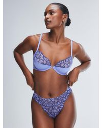 Savage X - Savage Not Sorry Half-cup Plunge Bra With Lace - Lyst