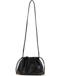 The Row - Angy Black Leather Bag - Lyst