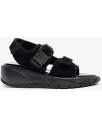 Phoebe Philo - Pace Runner Black Flat Sandals - Lyst