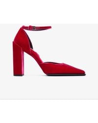 Alaïa - D' Orsay 90 Velvet Décolleté - Lyst