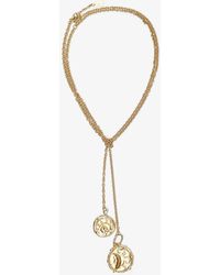 Chloé - Vintage Gold Charms Necklace - Lyst