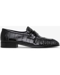 The Row - Soft Leather Loafers - Lyst