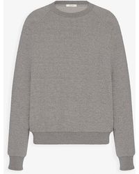 The Row - Eulalia Grey Melange Top - Lyst