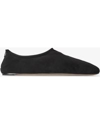 The Row - Stellene Suede Ballet Flats - Lyst