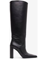 Alaïa - Square 90 Black High Boots - Lyst