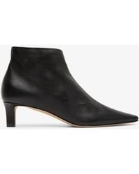 The Row - Carla 45 Leather Ankle Boots - Lyst
