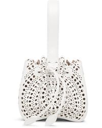 Alaïa - Rose Marie White Bracelet Bag - Lyst