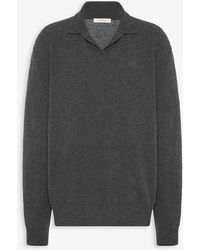 The Row - Oashi Anthracite Cashmere Top - Lyst
