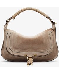 Chloé - Marcie Small Light Beige Shoulder Bag - Lyst