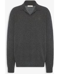 The Row - Oashi Anthracite Cashmere Top - Lyst