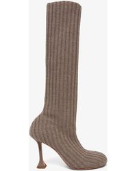 AMINA MUADDI - Veneda 95 Knitted Stretch Boots - Lyst