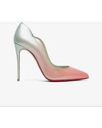 Christian Louboutin - Hot Chick 100 Degrade Patent Pumps - Lyst