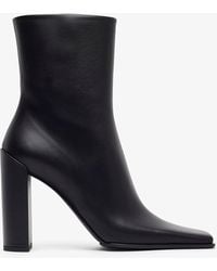 Alaïa - Square 90 Black Ankle Boots - Lyst