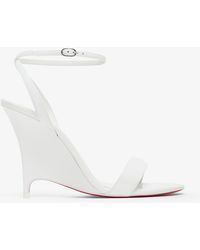 Christian Louboutin - Zeezeenella 100 Patent Strappy Sandals - Lyst