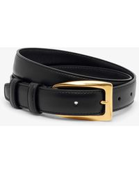 The Row - Arco Black Gold Buckle Belt - Lyst