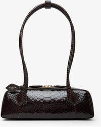 Alaïa - Le Teckel Small Brown Leather Bag - Lyst