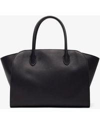The Row - Marlo 12 Black Leather Bag - Lyst