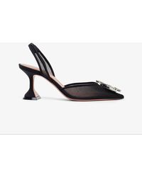 AMINA MUADDI - Begum Sling 70 Mesh Pumps - Lyst