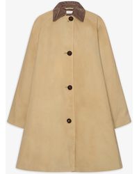 The Row - Ina Cotton Gabardine Coat - Lyst