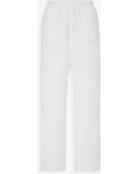 The Row - Kohana White Pants - Lyst