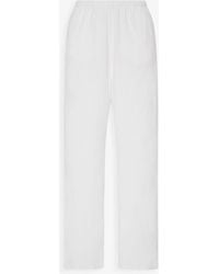 The Row - Kohana White Pants - Lyst