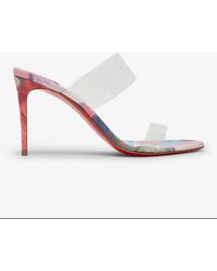 Christian Louboutin - Just Nothing 85 Flower Mules - Lyst