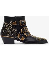 Chloé - Susan Black Boots - Lyst