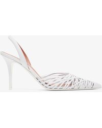 AMINA MUADDI - Lori 90 Nappa Slingback Pumps - Lyst