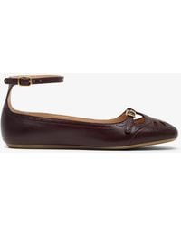 Chloé - Leather Ballet Flats 'Misty' - Lyst