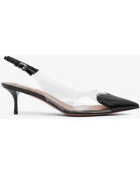 Alaïa - Coeur 55 Black Patent Slingbacks - Lyst