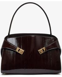 Ferragamo - Hug M Brown Eel Shoulder Bag - Lyst