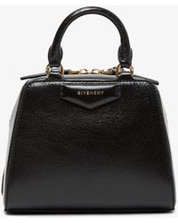 Givenchy - Antigona Cube Nano Black Bag - Lyst