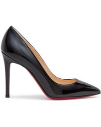 Christian Louboutin Pigalle 100 Black Patent Leather Pumps