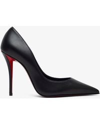 Christian Louboutin - Miss Z 100 Black Leather Pumps - Lyst