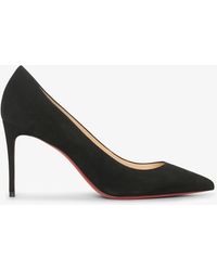 Christian Louboutin - Kate 85 Suede Pumps - Lyst