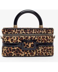 Roger Vivier - Belle Vivier Vanity Leopard Mini Bag - Lyst