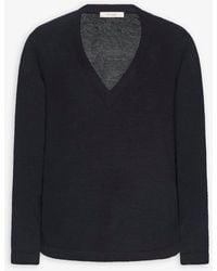 The Row - Poesis Cashmere V-Neck Sweater - Lyst