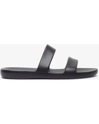 The Row - Foam Black Rubber Sandals - Lyst