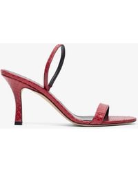 The Row - Ella Red Slingback Sandals - Lyst