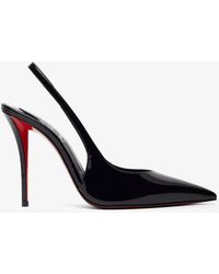 Christian Louboutin - Miss Z 100 Patent Slingback Pumps - Lyst