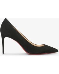 Christian Louboutin - Kate 85 Suede Pumps - Lyst
