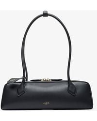 Alaïa - Le Teckel Medium Black Smooth Leather Bag - Lyst