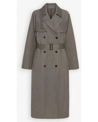 The Row - Rhydian Wool Gabardine Coat - Lyst