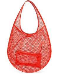 Alaïa - One Piece Medium Red Mesh Bag - Lyst